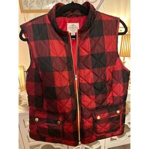 Plaid Puffer Vest